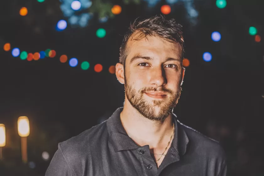 Hajdú Balázs, a Bagoly Bár tulajdonosa